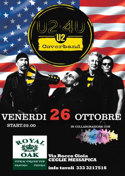 U2-4U tributeband live at Royal Oak