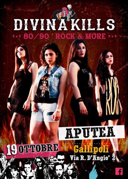 DIVINA KILLS/'80/'90Female Rock Band
