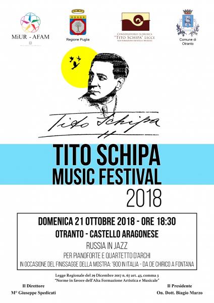 TITO SCHIPA MUSIC FESTIVAL - Russia in Jazz