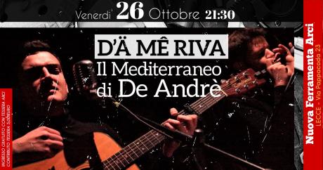 "Il Mediterraneo di De André" a Lecce - La Nuova Ferramenta (spettacolo teatrale)