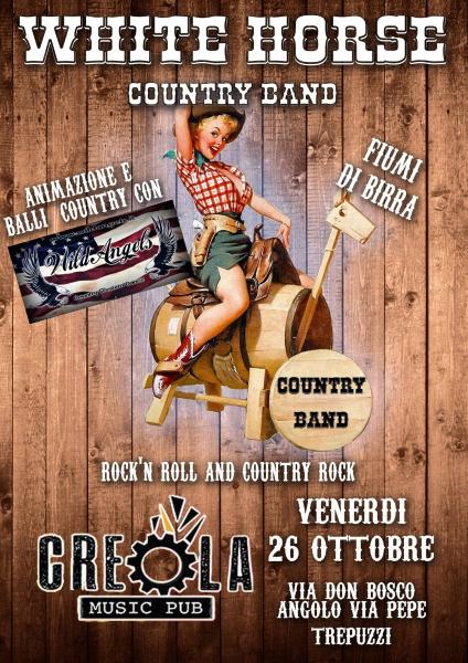 Oktoberfest al Creaola con White Horse Country Band & Wild Angels
