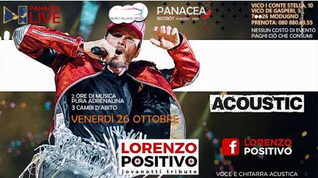 Jovanotti tribute: Lorenzo positivo - 26 ottobre | PanaceaLIVE