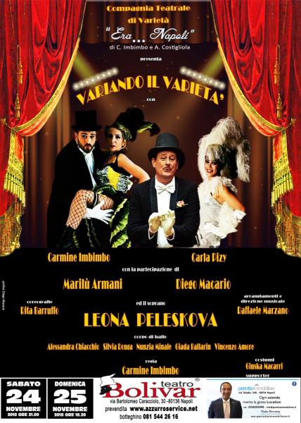 Spettacolo Variando il Varietà in scena al teatro Bolivar