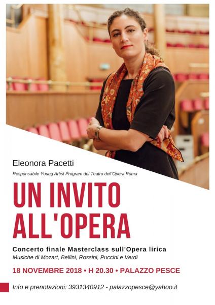 Un invito all’opera [recital lirico di fine Masterclass con Eleonora Pacetti]