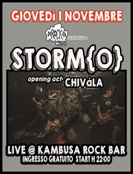 Storm{o}+ Chivàla live @ Kambusa rock bar (Dirockato Winter 2018/2019)