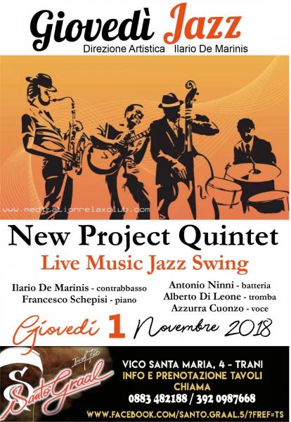 New Project Quintet Live Music Jazz Swing - Santo Graal Trani