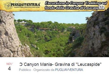 Canyon Mania - Gravina di Leucaspide