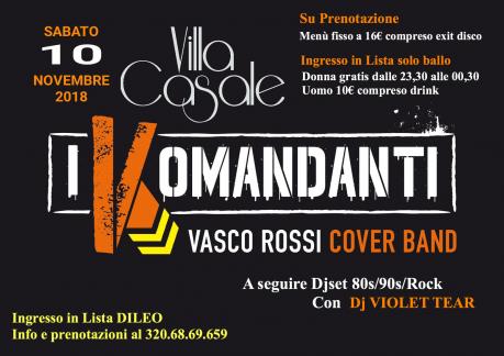 Live “I Komandanti” + Dj Violet Tear