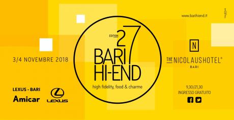 Bari Hi-End 2018 - 27^ edizione