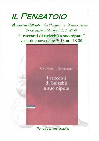Presentazione del libro  “i Racconti di Belzebù a suo nipote”  di G. Gurdjieff