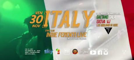 Venerdì 30/11 Party italiano e Indie Ferenti Live al FIX IT LIVE di Bari