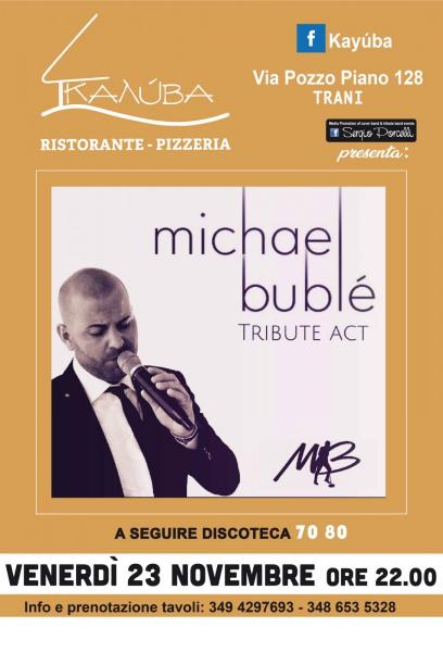 Michael Buble' tribute act duo a Trani