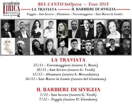 BEL CANTO InOpera Tour 2018