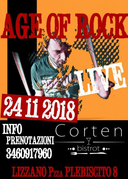 AGE of ROCK live @Corten Bistrot - Lizzano(TA)