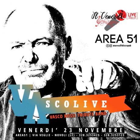 Musica live all'Area51, torna il Tributeband Contest con i Vascolive