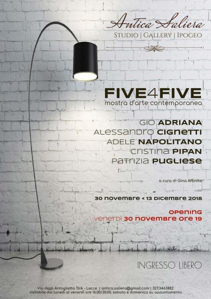 FIVE4FIVE mostra d'arte contemporanea