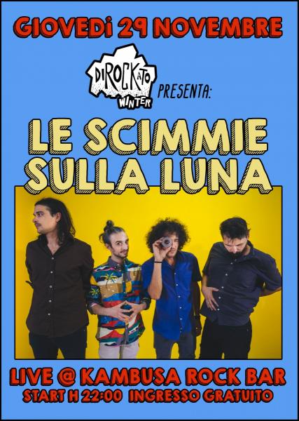 Le Scimme Sulla Luna live at Dirockato Winter/Kambusa Rock Bar