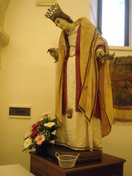 Ricorrenza di Santa Lucia nella chiesetta di San Pietro dei Greci