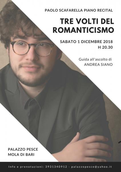Tre volti del Romanticismo - Paolo Scafarella Piano Recital