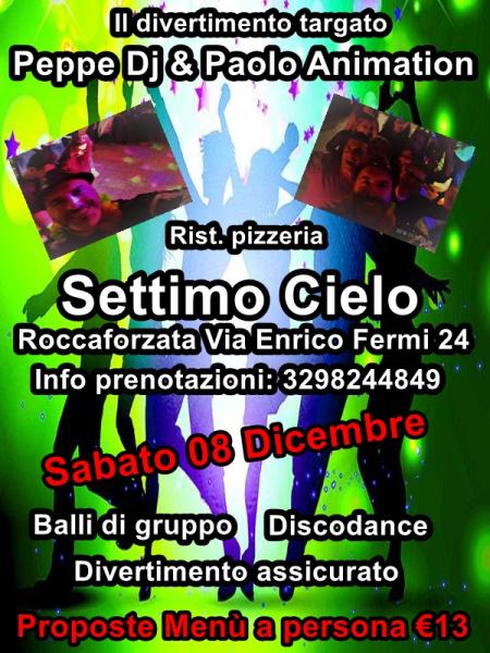 A Roccaforzata Musica dal Vivo, Balli di Gruppo, Discodance con dj Peppe e Paolo animation