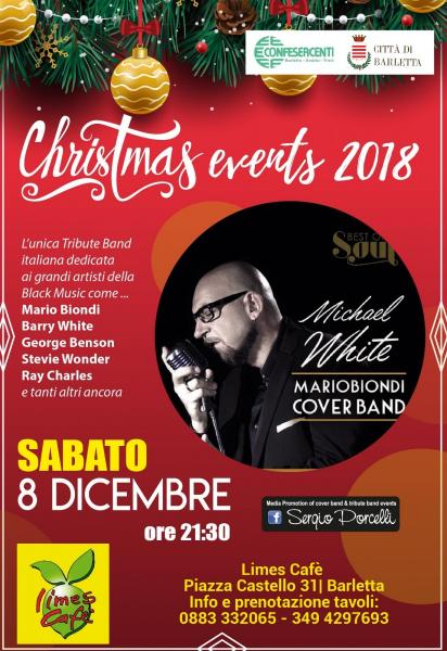 Michael White - Cover Band Mario Biondi Christmas tour Barletta