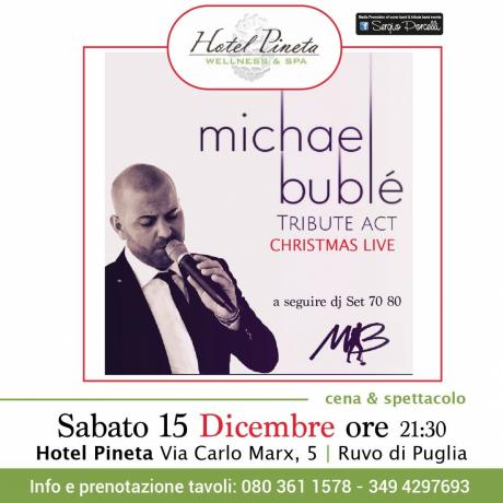 Michael Bublè tribute act duo Christmas live a Ruvo di Puglia