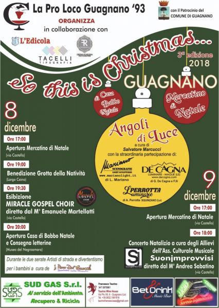 “So this is Christimas”: l’8 e il 9 dicembre a Guagnano il grande evento di Natale firmato Pro Loco Guagnano’93