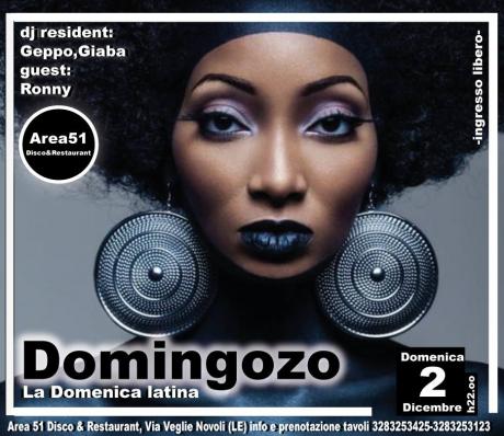 Giaba, Geppo e Ronny per la domenica latina dell'Area51 di Novoli: tutti in pista con "Domingozo"
