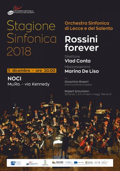 NATALE A NOCI 2018. Rossini Forever omaggio al genio pesarese per il 150° anniversario della sua morte
