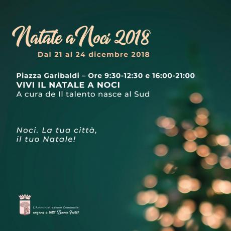 NATALE A NOCI 2018. Vivi il Natale a Noci