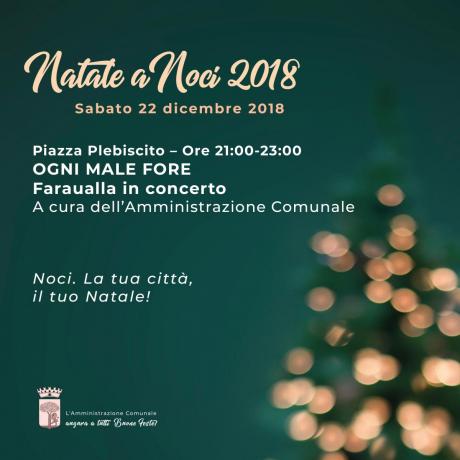 NATALE A NOCI 2018. Faraualla in concerto