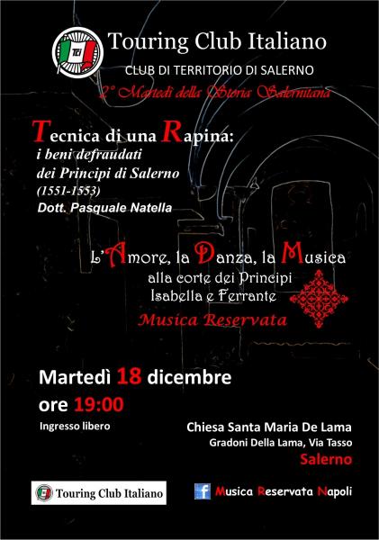 “L’Amore, la Danza, la Musica alla corte di Isabella e Ferrante”