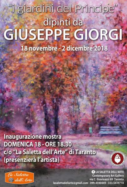 Giuseppe Giorgi "I giardini del principe" prorogata fino al 24 dicembre