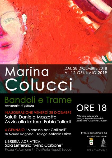 Bandoli e trame, a Lecce la “personale” di Marina Colucci