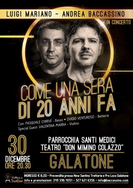 COME UNA SERA DI VENT'ANNI FA