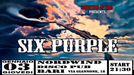 SIX PURPLE omaggio ai Deep Purple in concerto