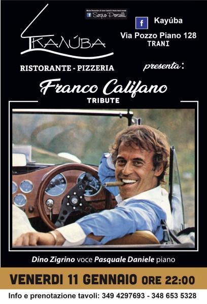 Franco Califano tribute a Trani