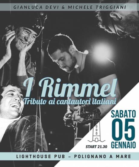 I Rimmel & Gianluca Devi - Tributo ai Cantautori Italiani @ Lighthouse (Polignano)