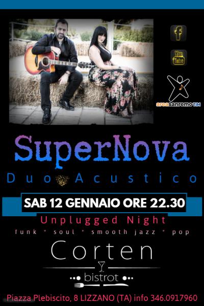 SuperNova Duo Acustico live al Corten Bistrot