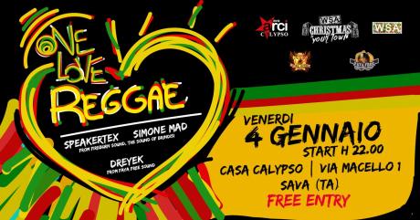 One Love Reggae Night at Arci Calypso Sava