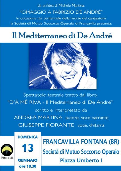 "Il Mediterraneo di De André" a Francavilla Fontana | Sede SOMS (spettacolo teatrale)