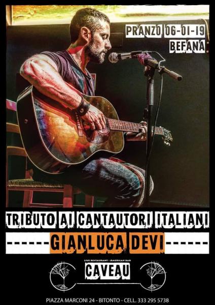 Gianluca Devi - Tributo ai Cantautori Italiani @ Caveau - (Bitonto)