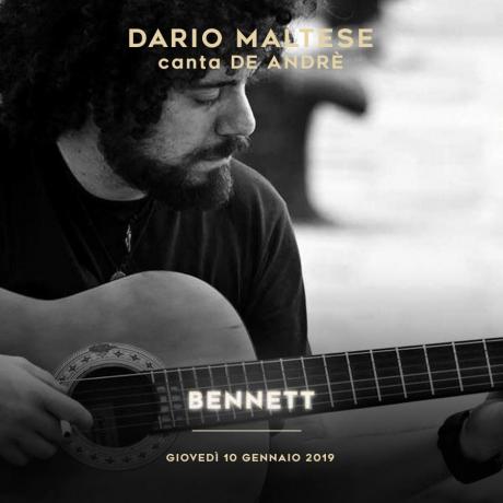 Dario Maltese canta De André | Giovedì live music