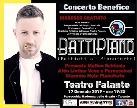 Senzafiltro in Duo in "BattiPiano" Concerto Spettacolo al Teatro Falanto