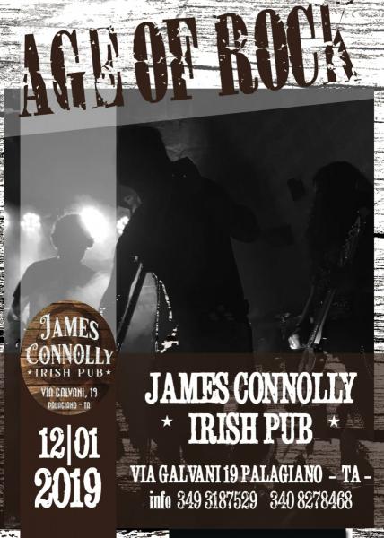 AGE of ROCK Live @James Connolly Irish Pub - Palagiano(TA)