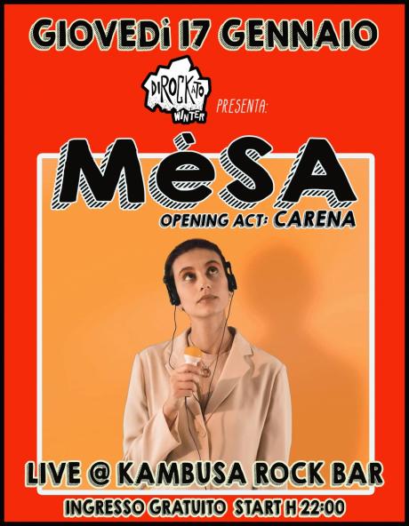 Mèsa + Carena | Dirockato Winter 2018/2019 ! Kambusa Rock Bar