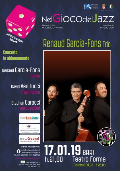 Renaud Garcia-Fons Trio per "Nel Gioco del Jazz"
