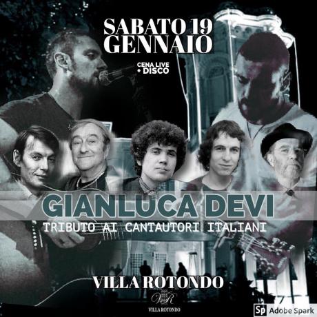 Gianluca Devi - Tributo ai Cantautori Italiani @ Villa Rotondo (Bari)
