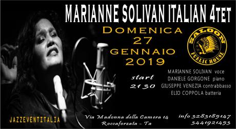 MARIANNE SOLIVAN ITALIAN 4tet @ SALOON PUBLIC HOUSE
