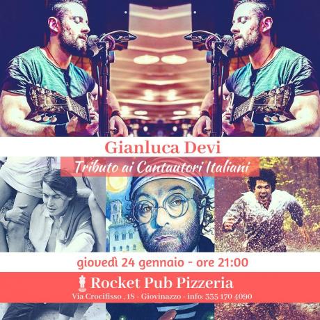 Gianluca Devi - Tributo ai Cantautori  Italiani @ Rocket Pub (Giovinazzo)